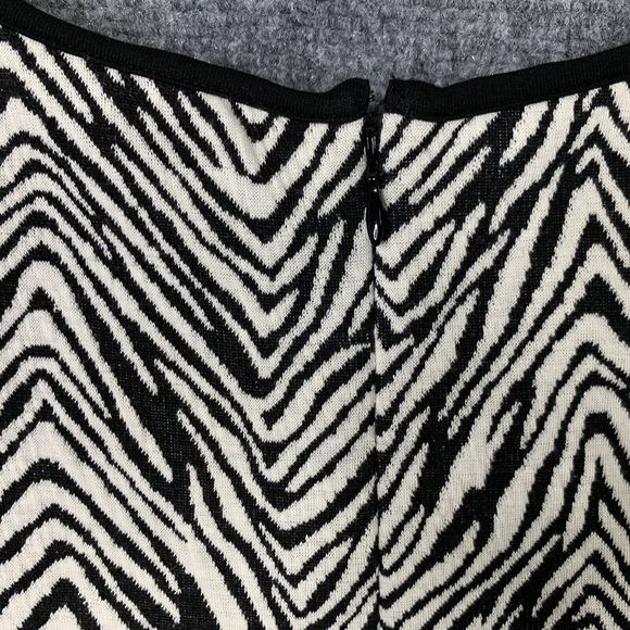 Ann Taylor Sheath Dress Women Sz 12 Zebra Inspired Print Sleeveless Knee Length - Picture 8 of 8